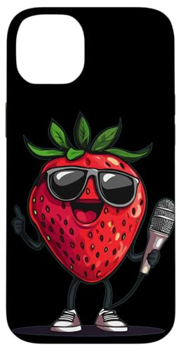 Erdbeere mit Sonnenbrille und Mikrofon für Karaoke Jungen & Mädchen Hülle für iPhone 14 Plus Erdbeere mit Sonnenbrille und Mikrofon für Karaoke Jungen & Mädchen Hülle für iPhone 14 Plus von Singing Strawberry