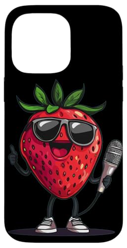 Erdbeere mit Sonnenbrille und Mikrofon für Karaoke Jungen & Mädchen Hülle für iPhone 14 Pro Max Erdbeere mit Sonnenbrille und Mikrofon für Karaoke Jungen & Mädchen Hülle für iPhone 14 Pro Max von Singing Strawberry