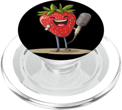 Karaoke King? Nein, It's a Berry Queen PopSockets PopGrip für MagSafe Karaoke King? Nein, It's a Berry Queen PopSockets PopGrip für MagSafe von Singing Strawberry