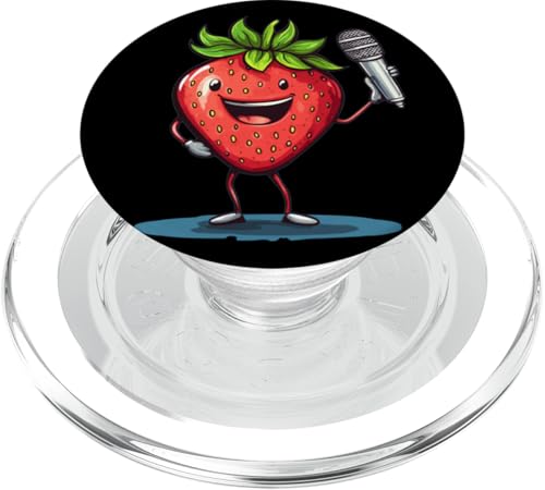 Karaoke Night Just Got Fruity and Fun Kostüm PopSockets PopGrip für MagSafe Karaoke Night Just Got Fruity and Fun Kostüm PopSockets PopGrip für MagSafe von Singing Strawberry