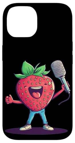 Lustiges Obst mit Karaoke-Sucht Outfit Hülle für iPhone 14 Lustiges Obst mit Karaoke-Sucht Outfit Hülle für iPhone 14 von Singing Strawberry