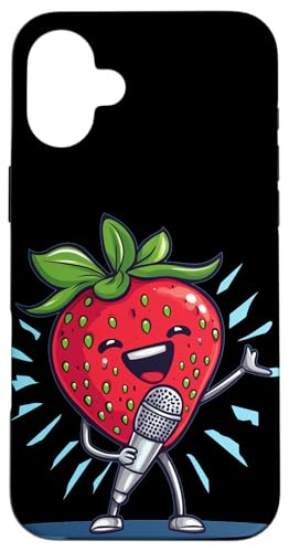 Pop Star Dreams and Strawberry Laughs Kostüm Hülle für iPhone 16 Plus Pop Star Dreams and Strawberry Laughs Kostüm Hülle für iPhone 16 Plus von Singing Strawberry