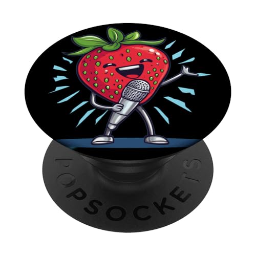 Pop Star Dreams and Strawberry Laughs Kostüm PopSockets Klebender PopGrip Pop Star Dreams and Strawberry Laughs Kostüm PopSockets Klebender PopGrip von Singing Strawberry