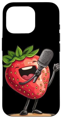 Strawberry glänzt hell im Spotlight-Outfit Hülle für iPhone 16 Pro Strawberry glänzt hell im Spotlight-Outfit Hülle für iPhone 16 Pro von Singing Strawberry