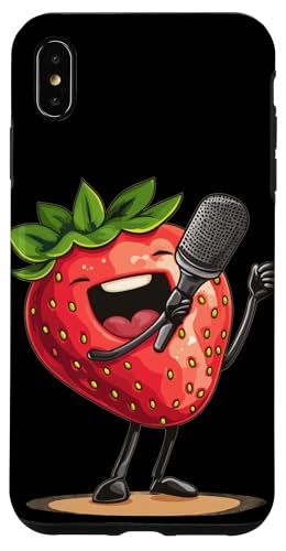 Strawberry glänzt hell im Spotlight-Outfit Hülle für iPhone XS Max Strawberry glänzt hell im Spotlight-Outfit Hülle für iPhone XS Max von Singing Strawberry