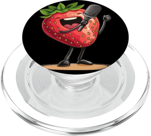 Strawberry glänzt hell im Spotlight-Outfit PopSockets PopGrip für MagSafe Strawberry glänzt hell im Spotlight-Outfit PopSockets PopGrip für MagSafe von Singing Strawberry