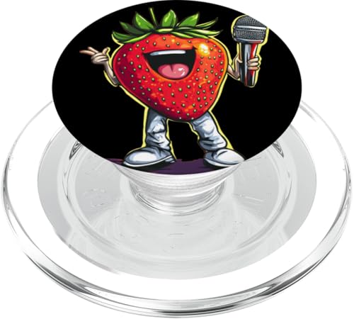 Tolle Karaoke-Erdbeere für Gesangs- und Beerenliebhaber PopSockets PopGrip für MagSafe Tolle Karaoke-Erdbeere für Gesangs- und Beerenliebhaber PopSockets PopGrip für MagSafe von Singing Strawberry