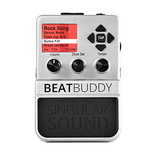 Singular Sound BeatBuddy, weltweit erste Hands-Free Drummachine (kompaktes Pedal-Gehäuse, echter Studio-Schlagzeug Sound, umfangreiche Kontrollmöglichkeiten & beeindruckende Authentizität) von Singular Sound