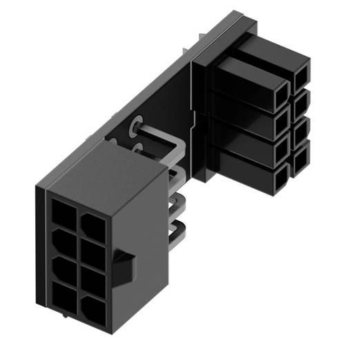 Singularity Computers Strom Adapter [1x ATX-Stecker 8pol. (4+4) - 1x ATX-Buchse 8pol. (4+4)] Schwarz von Singularity Computers