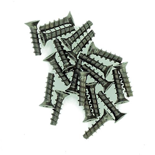 D4 (4 mm x 12 mm) TX Senkkopfschrauben für Kunststoff (Dreirohr) – Edelstahl (A2) (20 Stück) von Singularity Supplies