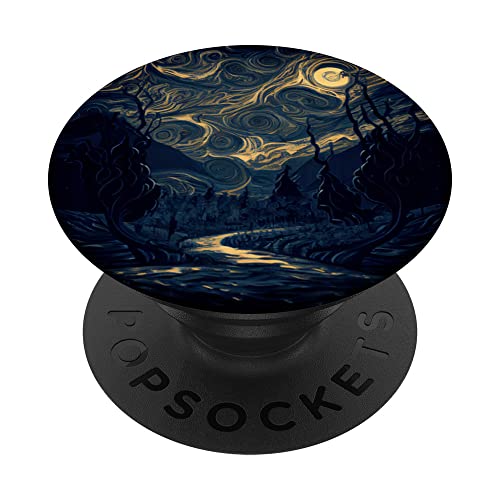 Gemälde im Van-Gogh-Stil, dunkel PopSockets mit austauschbarem PopGrip Gemälde im Van-Gogh-Stil, dunkel PopSockets mit austauschbarem PopGrip von Sinister Merch