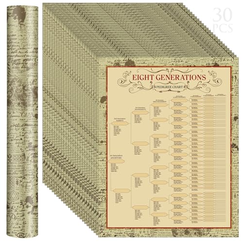 Sinload Stammbaum-Diagramme zum Ausfüllen von Ahnentafeln, 8. Generation, 255 Namensräume, Ahnentafeln, für Ahnentreffen, Familiengeschichte, 43,2 x 55,9 cm, 30 Stück Sinload Stammbaum-Diagramme zum Ausfüllen von Ahnentafeln, 8. Generation, 255 Namensräume, Ahnentafeln, für Ahnentreffen, Familiengeschichte, 43,2 x 55,9 cm, 30 Stück von Sinload