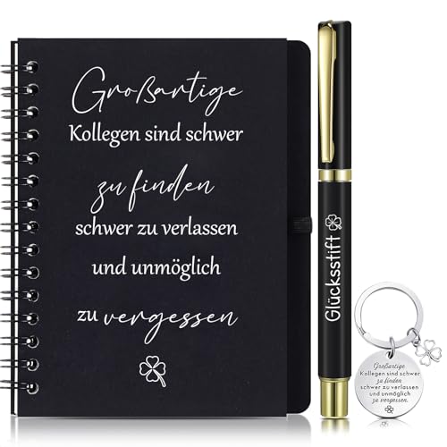 Sinmoe Dankeschön Geschenke für Kollegen Mitarbeiter A6 Spirale Notizblock Notizbuch Inspirierenden Kugelschreiber Schlüsselanhänger für Jobwechsel Büro(Großartige Kollegen sind schwer zu finden) Sinmoe Dankeschön Geschenke für Kollegen Mitarbeiter A6 Spirale Notizblock Notizbuch Inspirierenden Kugelschreiber Schlüsselanhänger für Jobwechsel Büro(Großartige Kollegen sind schwer zu finden) von Sinmoe