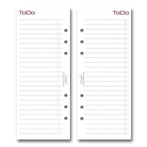 ToDo Listen passend zu den Kalendereinlagen von SinnWunder® Design BasicSinn Format DIN A5 von SinnWunder