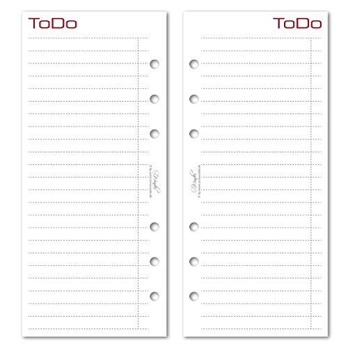 ToDo Listen passend zu den Kalendereinlagen von SinnWunder® Design BasicSinn Format Personal von SinnWunder