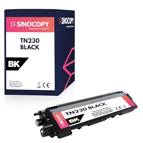 SinoCopy Black XXL Toner kompatibel für Brother TN-230 HL-3040N HL-3040CN HL-3070CN HL-3070CW MFC-9120CN MFC-9320CW DCP-9010CN von SinoCopy