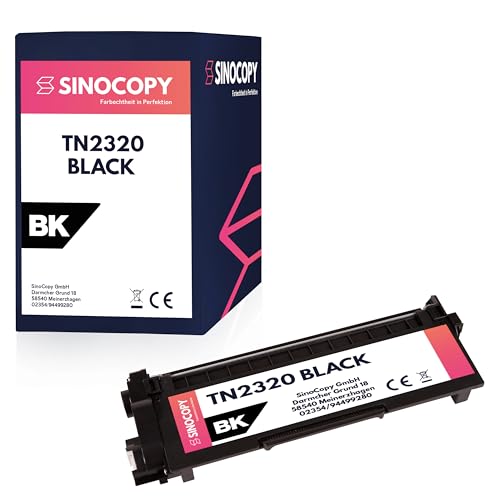 SinoCopy Toner 2600 Seiten ersetzt Brother TN-2320, TN2320, TN 2310, TN2310 von SinoCopy