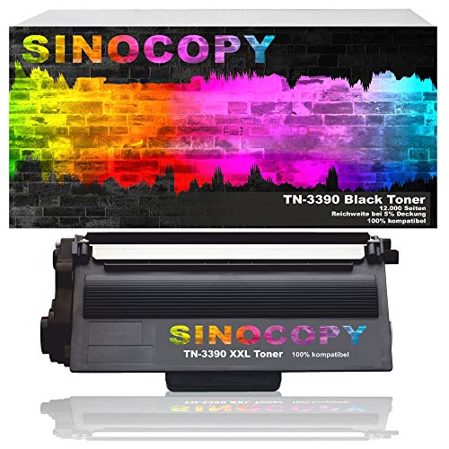 SinoCopy XXL Toner TN-3390 für Brother MFC-8950DW / HL-6180DW / DCP-8250DN / MFC-8910DW / HL-6180DWT / MFC-8950DWT von SinoCopy