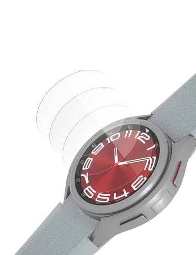 Sinoacc 4-Stück Schutzglas Für Galaxy Watch 6 Classic 43mm Panzerglas, HD Anti-Fog Gehärtetes Glas Schutzfolie Für Samsung Galaxy Watch 6 Classic 43mm Displayschutz Zubehör Screen Protector Sinoacc 4-Stück Schutzglas Für Galaxy Watch 6 Classic 43mm Panzerglas, HD Anti-Fog Gehärtetes Glas Schutzfolie Für Samsung Galaxy Watch 6 Classic 43mm Displayschutz Zubehör Screen Protector von Sinoacc