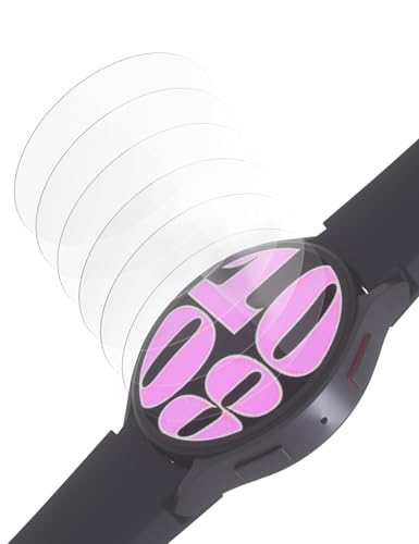 Sinoacc 6-Pack Displayschutz Für Galaxy Watch 7 44mm,Für Samsung Galaxy Watch 6/Galaxy Watch 5/Galaxy Watch 4 44mm Uhr Displayschutz Schutzglas Gehärtetes Glas Screen Protector Sinoacc 6-Pack Displayschutz Für Galaxy Watch 7 44mm,Für Samsung Galaxy Watch 6/Galaxy Watch 5/Galaxy Watch 4 44mm Uhr Displayschutz Schutzglas Gehärtetes Glas Screen Protector von Sinoacc