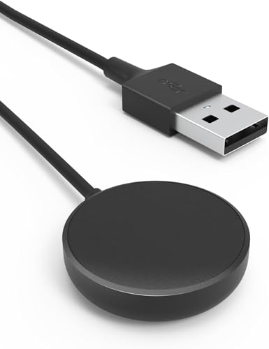 Sinoacc Ladegerät Kompatibel Mit Samsung Galaxy Watch 7/Ultra/6/6 Classic/5/5 Pro/4/4 Classic/3/Active 2/1 Galaxy Ladekabel Magnetisches USB Kabel Sm-R500 Sm-R830 Sm-R820 Sm-R840 Smartwatch Zubehör von Sinoacc