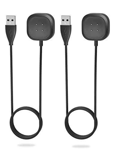 Sinoacc Ladegerät Kompatibel mit Fitbit Sense Versa 3 Ladekabel 100Cm/3.3Ft Fitbit Sense 2,Sense,Versa 4,Versa 3 Magnetisches USB Kabel Smartwatch Zubehör - 2Pack Sinoacc Ladegerät Kompatibel mit Fitbit Sense Versa 3 Ladekabel 100Cm/3.3Ft Fitbit Sense 2,Sense,Versa 4,Versa 3 Magnetisches USB Kabel Smartwatch Zubehör - 2Pack von Sinoacc