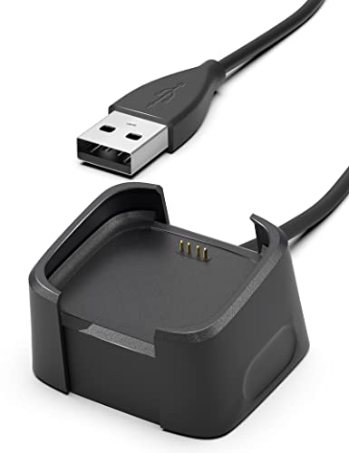 Sinoacc Ladegerät Kompatibel mit Fitbit Versa 2 Ladekabel 100Cm/3.3Ft Fitbit Versa 2 USB Ladekabel Dock Stand Smartwatch Zubehör (Nicht für Fitbit Versa/Versa Se/Versa Lite) von Sinoacc