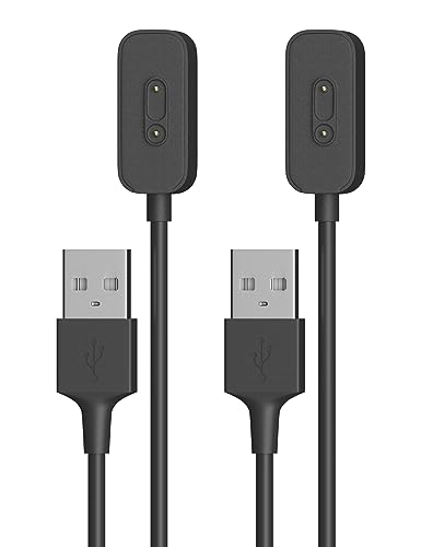 Sinoacc Ladekabel Kompatibel mit Xplora X5/X4/X5 Play Kids Uhr Ladegerät Magnetisches USB Ladestation Kabel für Xplora Kinder Smartwatch (2-Stück,Schwarz) von Sinoacc