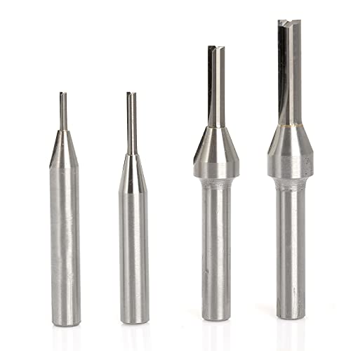 Sinoprotools Nutfräser 8mm Schaft, 4 Stück Gerade Oberfräsen-Bits Set, Holz Fräser Router Bit, Handfräse Holzfräser Fräser Zubehör, Geeignet Zum BesäUmen und Nutfräser 2/3/5/6mm Sinoprotools Nutfräser 8mm Schaft, 4 Stück Gerade Oberfräsen-Bits Set, Holz Fräser Router Bit, Handfräse Holzfräser Fräser Zubehör, Geeignet Zum BesäUmen und Nutfräser 2/3/5/6mm von Sinoprotools