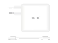 Sinox MagSafe USB C 65W Erstatningslader, Indendørs, Vekselstrøm, 20 V, 1 m, Hvid von Sinox beslag