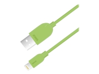 Sinox i-Media - Lightning Kabel - USB Stecker auf Lightning Stecker - 2 m - grün - für Apple iPad/iPhone/iPod (Lightning) von Sinox beslag