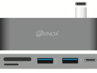 Sinox iMedia USB C Hub, Aluminium von Sinox beslag