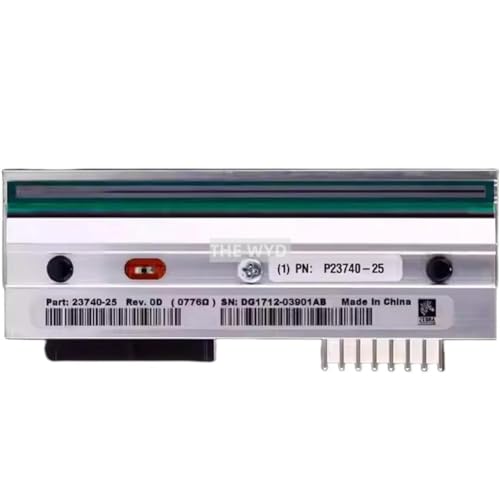 Druckkopf für Zebra ZE500-4 Thermo-Barcode-Etikettendrucker RH&LH 203dpi P1046696-099 Original P23740-25 von Sinsed