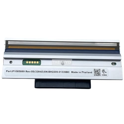 Druckkopf für Zebra ZT610 Thermo-Barcode-Etikettendrucker, Original, 600 dpi, P1083320-012 von Sinsed