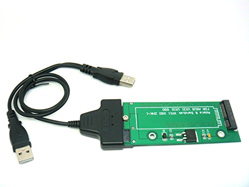 18Pin auf SATA-Adapter mit USB-Kabel, kompatibel mit Sandisk SDSA5JK ADATA XM11 SSD von Asus UX31 UX21 von Sintech