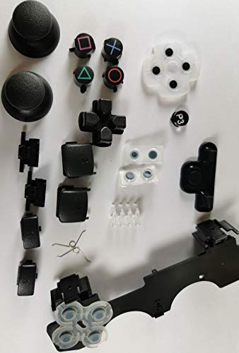Button Tasten Set komplett kompatibel für PS2 / PS3 Controller schwarz Button Tasten Set komplett kompatibel für PS2 / PS3 Controller schwarz von Sintech