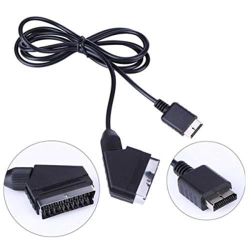Echtes RGB SCART Kabel kompatibel für PS2 PS3 1,8m von Sintech
