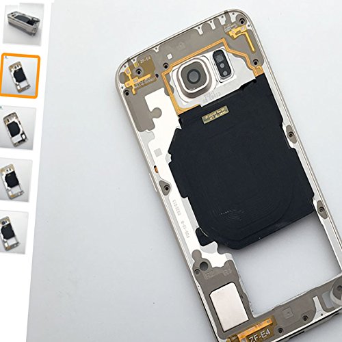 Mittelrahmen kompatibel für Samsung Galaxy S6 G920, Farbe:Gold von Sintech