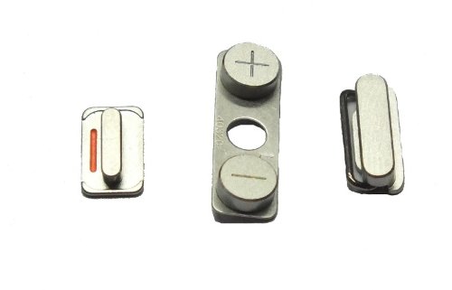 Sintech Button Set kompatibel für iPhone 4 / 4S (Lautstärke, Stummschaltung, Powerknopf) von Sintech