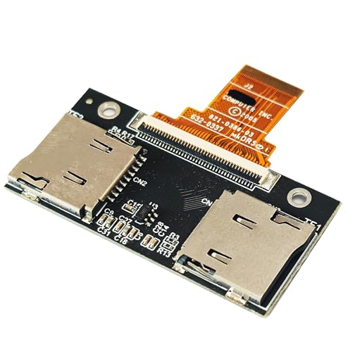 Sintech Dual Micro SD auf 40Pin ZIF CE Adapterkarte, kompatibel mit iPod Classic, iPod Video 5., 5., 6., 6.5., 7., 7.5. TF-Kartenadapter, ersetzt MK8022GAA MK1634GAL MK1231GAL von Sintech