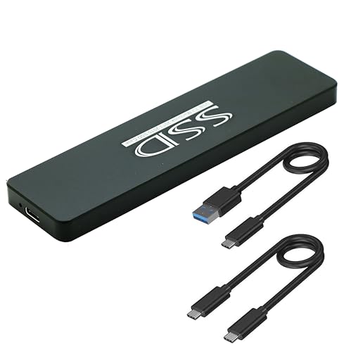 Sintech Externe USB-3.2-Hülle, USB-Typ-C-Gehäuse, kompatibel mit 28-poligem MacBook Air (Mitte 2013–2016) und PRO(Ende 2013–Mitte 2015) SSD,unterstützt nVME mit ST-NGFF2013 (schwarz) von Sintech