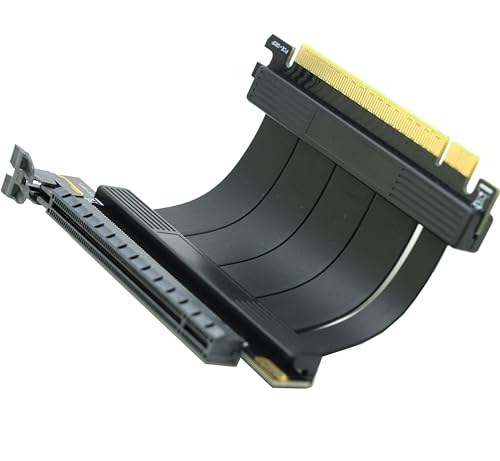 Sintech PCI-E Express X16 Riser-Extender-Karte, PCIe 4.0-Verlängerungskabel, 180-Grad-Kabel, 5 cm, kompatibel mit GPU-Grafikkarte von Sintech
