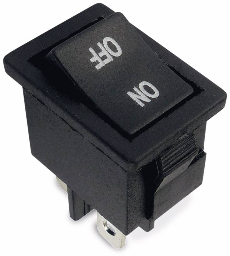 Wippenschalter 2-pol., 19x12 mm, I-0 von Sintron Distribution GmbH