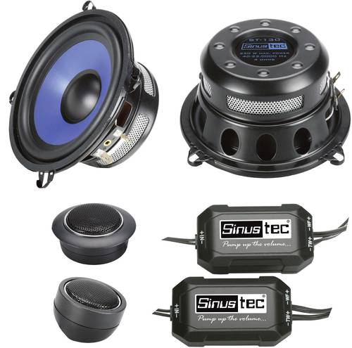 Sinustec ST-130 2-Wege Set Einbau-Lautsprecher 250W Inhalt: 1 Set Sinustec ST-130 2-Wege Set Einbau-Lautsprecher 250W Inhalt: 1 Set von Sinustec