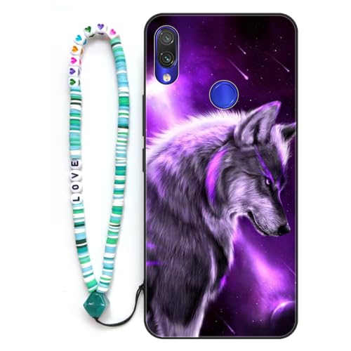 Sinyunron Handyhülle Kompatibel mit Redmi Note 7 Hülle Stoßfeste Kratzfest TPU Schutzhülle Gemusterte Handy Schutzschale mit Buntes Schlüsselband,Wolf Sinyunron Handyhülle Kompatibel mit Redmi Note 7 Hülle Stoßfeste Kratzfest TPU Schutzhülle Gemusterte Handy Schutzschale mit Buntes Schlüsselband,Wolf von Sinyunron