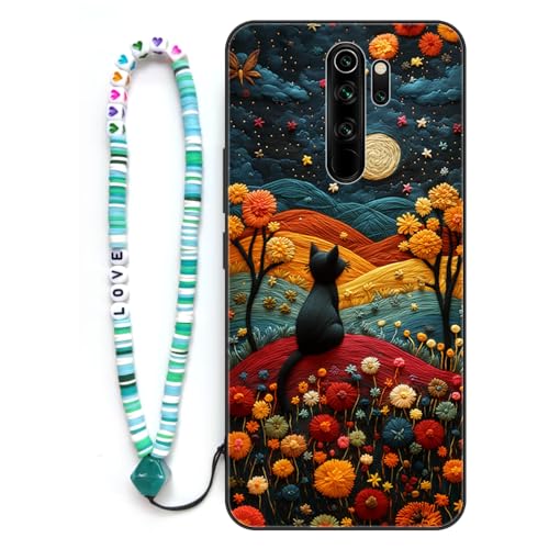 Sinyunron Handyhülle Kompatibel mit Redmi Note 8 Pro Hülle Stoßfeste Kratzfest TPU Schutzhülle Gemusterte Handy Schutzschale mit Buntes Schlüsselband,Katze-02 Sinyunron Handyhülle Kompatibel mit Redmi Note 8 Pro Hülle Stoßfeste Kratzfest TPU Schutzhülle Gemusterte Handy Schutzschale mit Buntes Schlüsselband,Katze-02 von Sinyunron