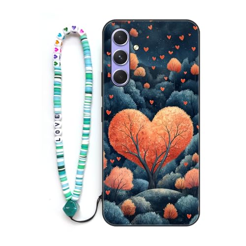 Sinyunron Handyhülle Kompatibel mit Samsung Galaxy A54 5G Hülle Stoßfeste Kratzfest TPU Schutzhülle Gemusterte Handy Schutzschale mit Buntes Schlüsselband,Herzbaum Sinyunron Handyhülle Kompatibel mit Samsung Galaxy A54 5G Hülle Stoßfeste Kratzfest TPU Schutzhülle Gemusterte Handy Schutzschale mit Buntes Schlüsselband,Herzbaum von Sinyunron