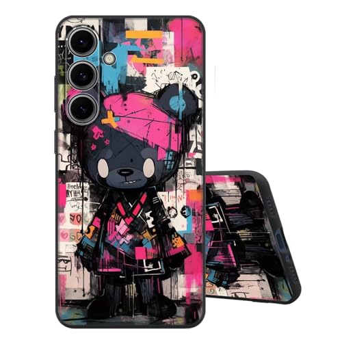 Sinyunron Handyhülle Kompatibel mit Samsung Galaxy S24 FE Hülle Silikon Matte Schwarz Rückseite mit Muster,Weiche Stoßfest Kratzfest Schlanke TPU Softschale Schutzhülle,Kleiner Bär Sinyunron Handyhülle Kompatibel mit Samsung Galaxy S24 FE Hülle Silikon Matte Schwarz Rückseite mit Muster,Weiche Stoßfest Kratzfest Schlanke TPU Softschale Schutzhülle,Kleiner Bär von Sinyunron