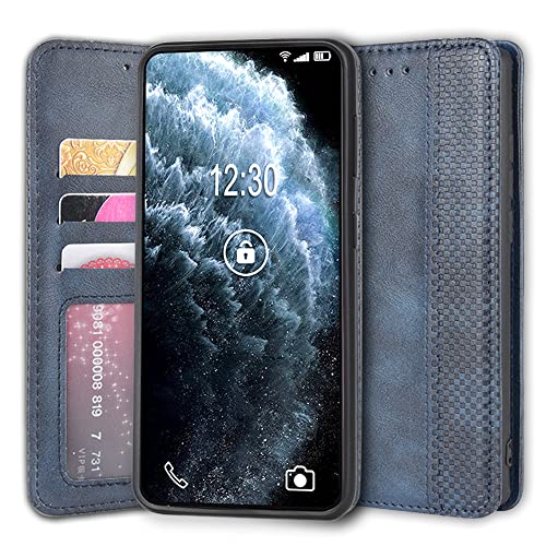 Sinyunron Handyhülle Kompatibel mit Ulefone Note 20 Pro Hülle Leder Handytasche Schutzhülle Klappbar Magnetverschluss Retro Business Klassisches Design Brieftasche,Blau Sinyunron Handyhülle Kompatibel mit Ulefone Note 20 Pro Hülle Leder Handytasche Schutzhülle Klappbar Magnetverschluss Retro Business Klassisches Design Brieftasche,Blau von Sinyunron