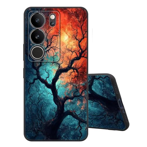 Sinyunron Handyhülle Kompatibel mit VIVO V29 5G Hülle Silikon Schwarz Matte Rückseite mit Muster,Weiche Stoßfest Kratzfest Schlanke TPU Softschale Schutzhülle,Baum Sinyunron Handyhülle Kompatibel mit VIVO V29 5G Hülle Silikon Schwarz Matte Rückseite mit Muster,Weiche Stoßfest Kratzfest Schlanke TPU Softschale Schutzhülle,Baum von Sinyunron